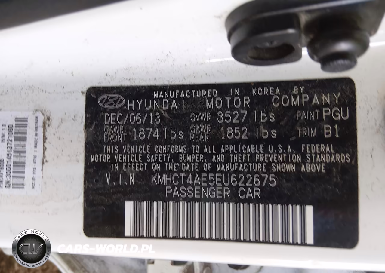 2014 Hyundai Accent Gls VIN:KMHCT4AE5EU622675 - 9