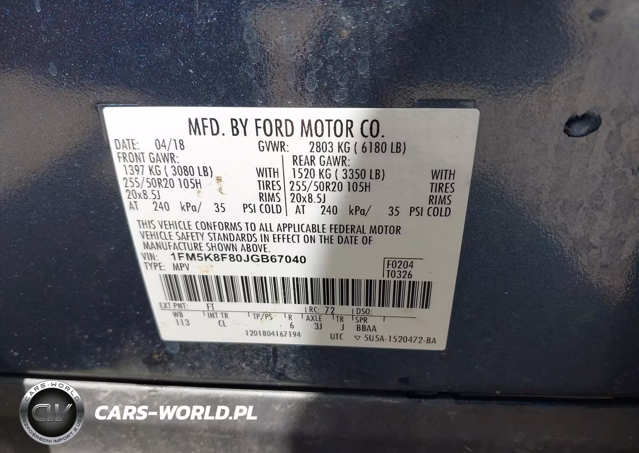 2018 Ford Explorer Limited VIN:1FM5K8F80JGB67040 - 9