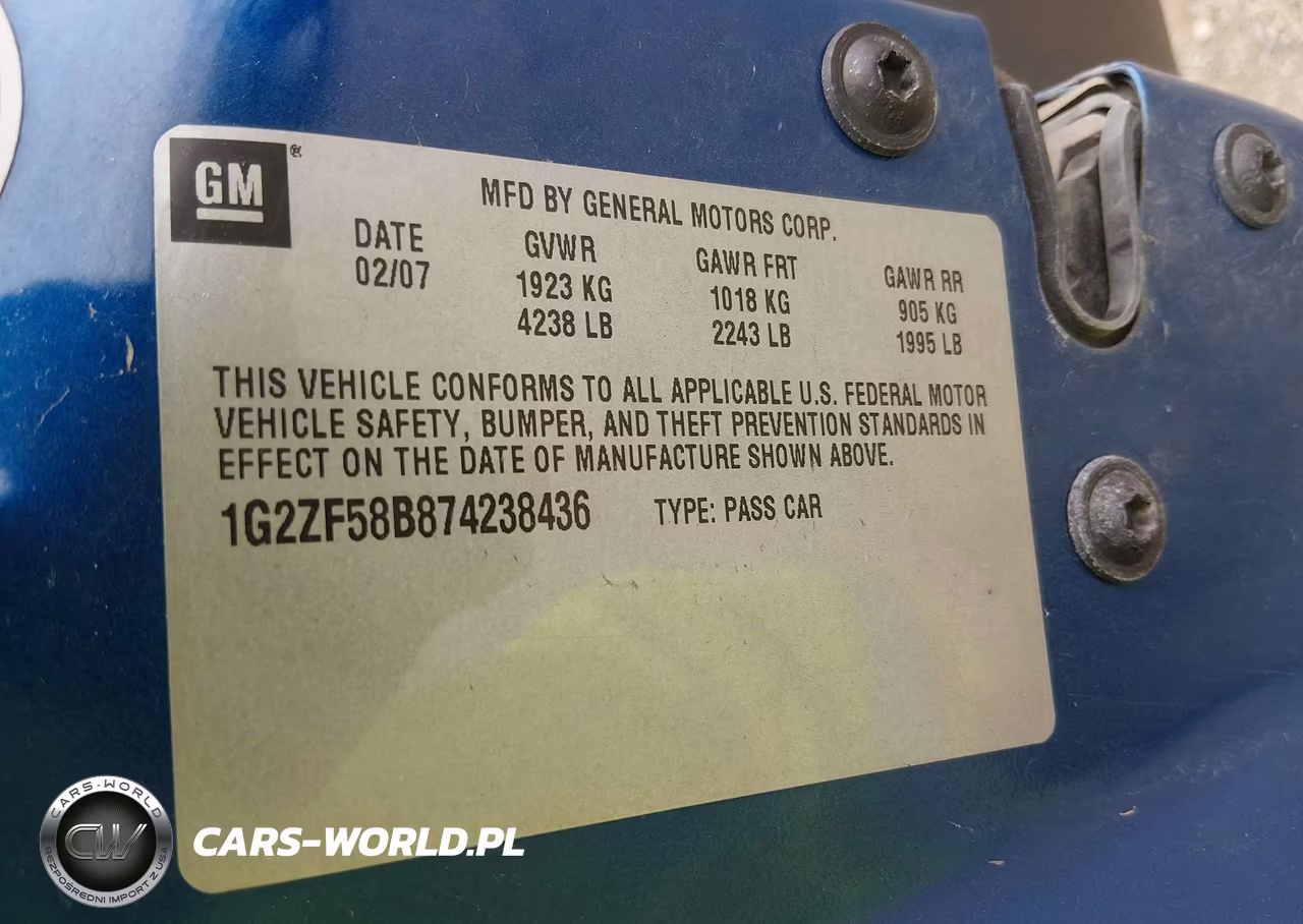 2007 Pontiac G6 Value Leader VIN:1G2ZF58B874238436 - 9