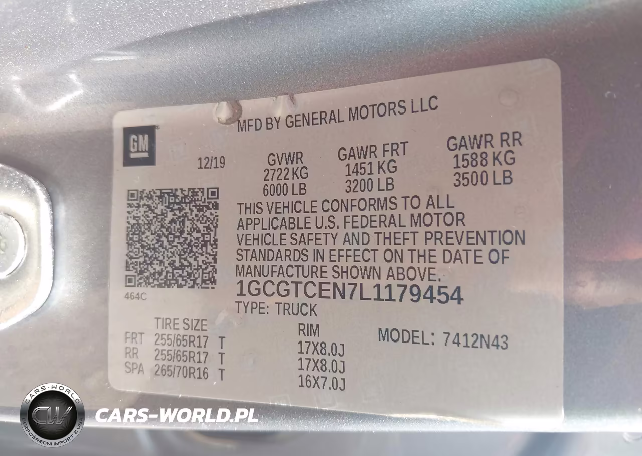 2020 Chevrolet Colorado 4Wd Short Box Lt VIN:1GCGTCEN7L1179454 - 9