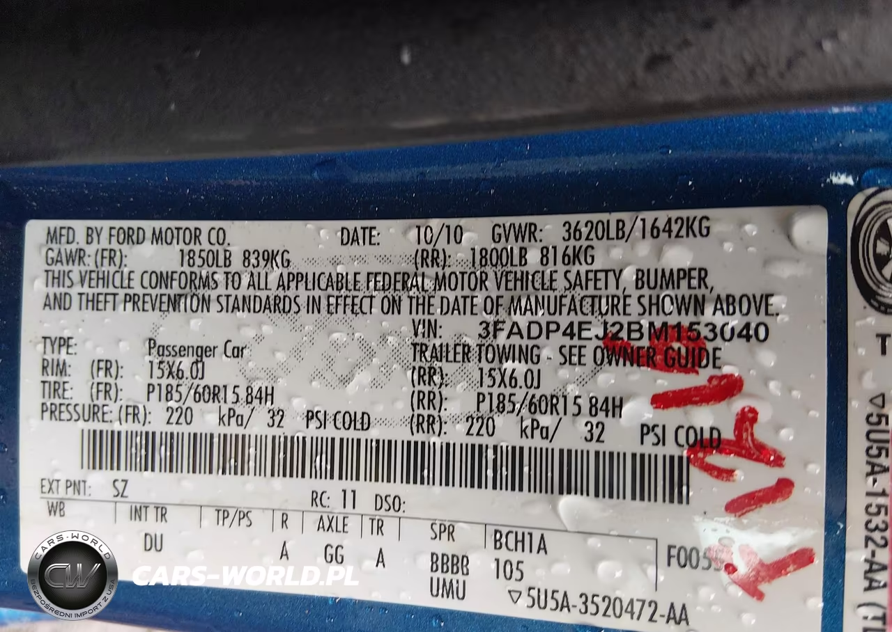 2011 Ford Fiesta Se VIN:3FADP4EJ2BM153040 - 9