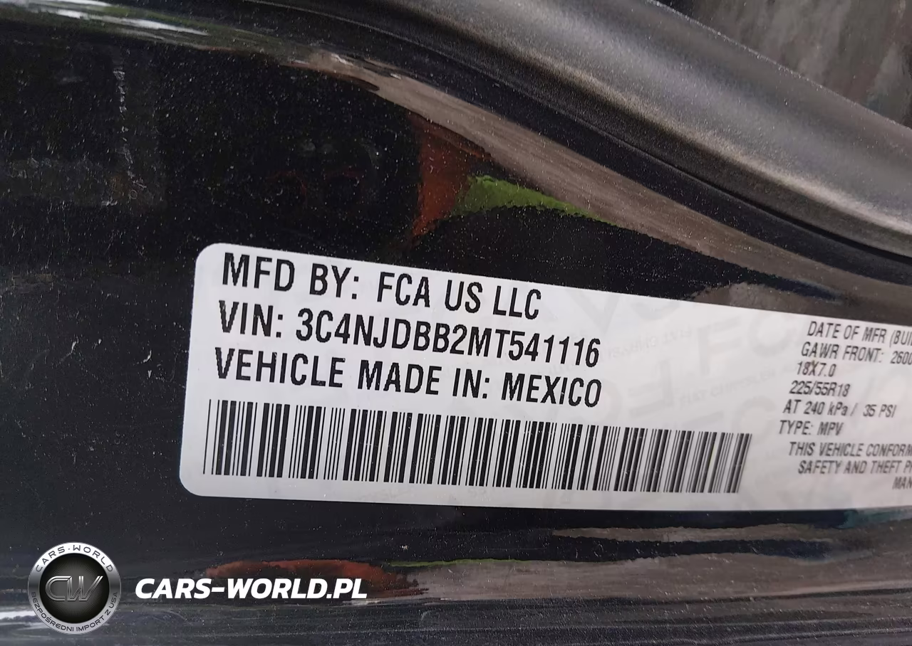 2021 Jeep Compass Altitude 4X4 VIN:3C4NJDBB2MT541116 - 9