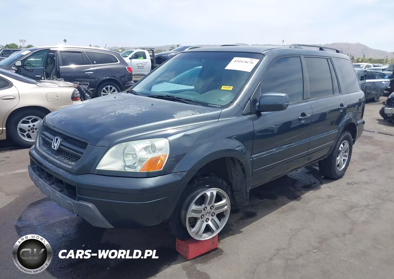 2004 Honda Pilot Ex-L VIN:2HKYF18524H597734 - 2