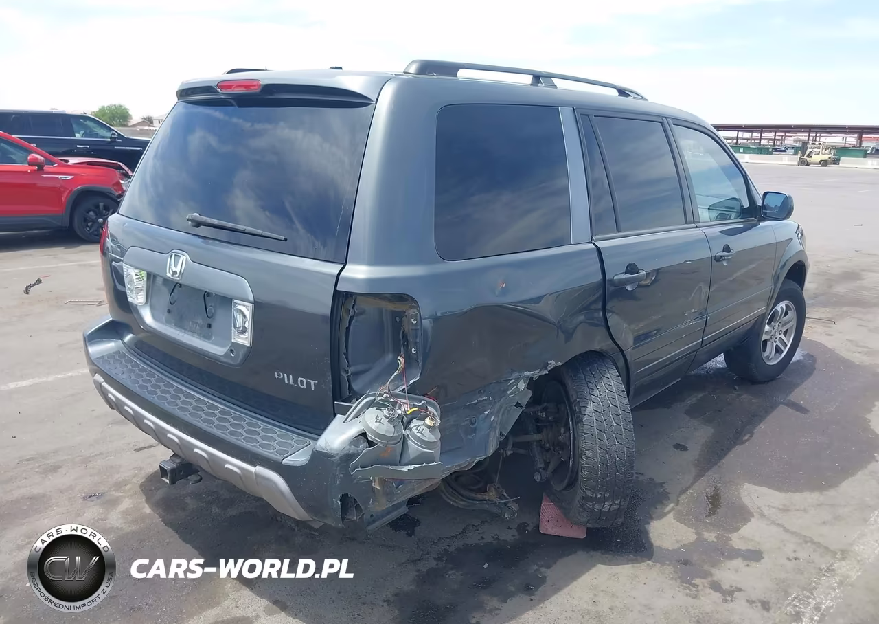 2004 Honda Pilot Ex-L VIN:2HKYF18524H597734 - 4