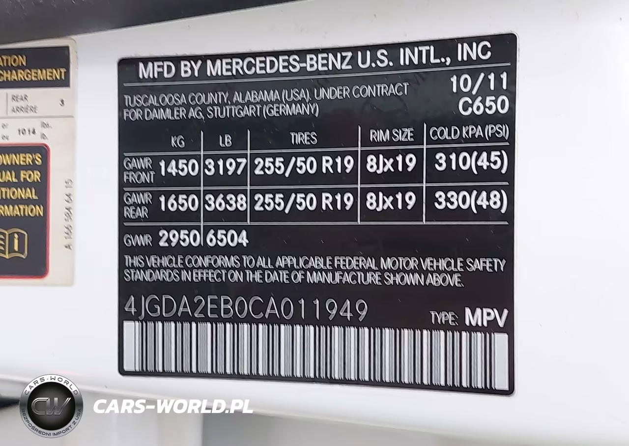 2012 Mercedes-Benz Ml 350 Bluetec 4Matic VIN:4JGDA2EB0CA011949 - 9