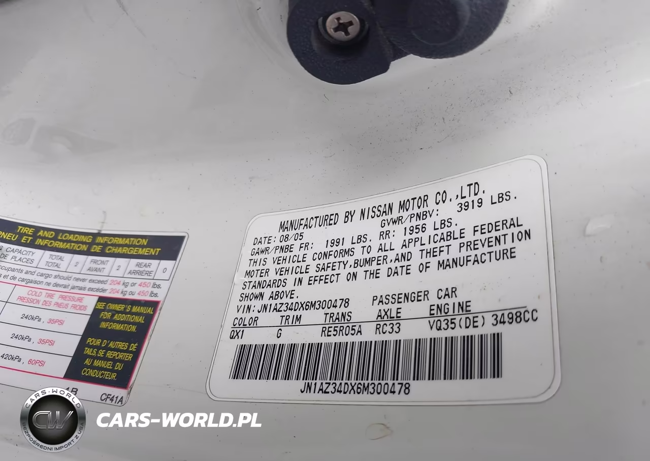 2006 Nissan 350Z Grand Touring VIN:JN1AZ34DX6M300478 - 9