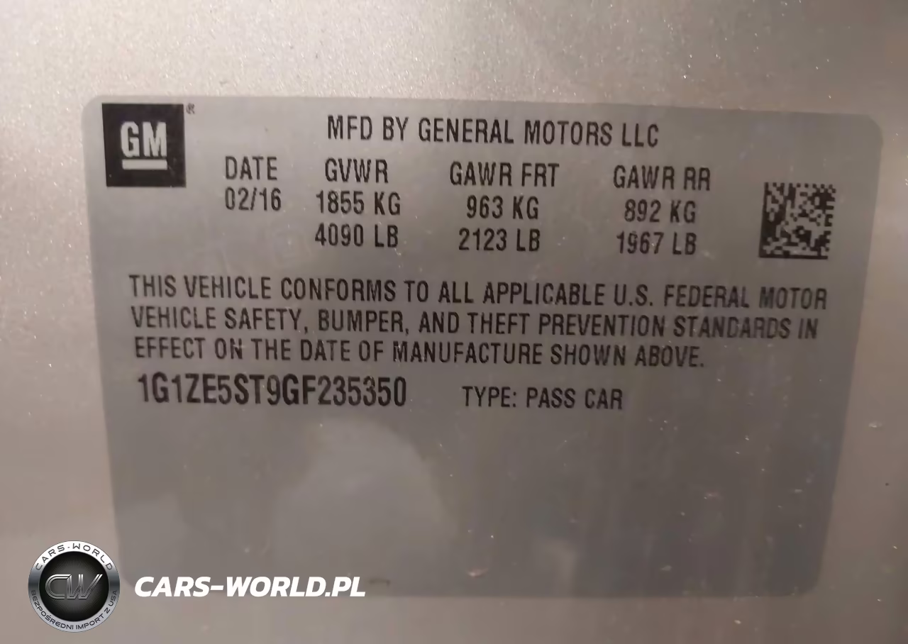 2016 Chevrolet Malibu 1Lt VIN:1G1ZE5ST9GF235350 - 9