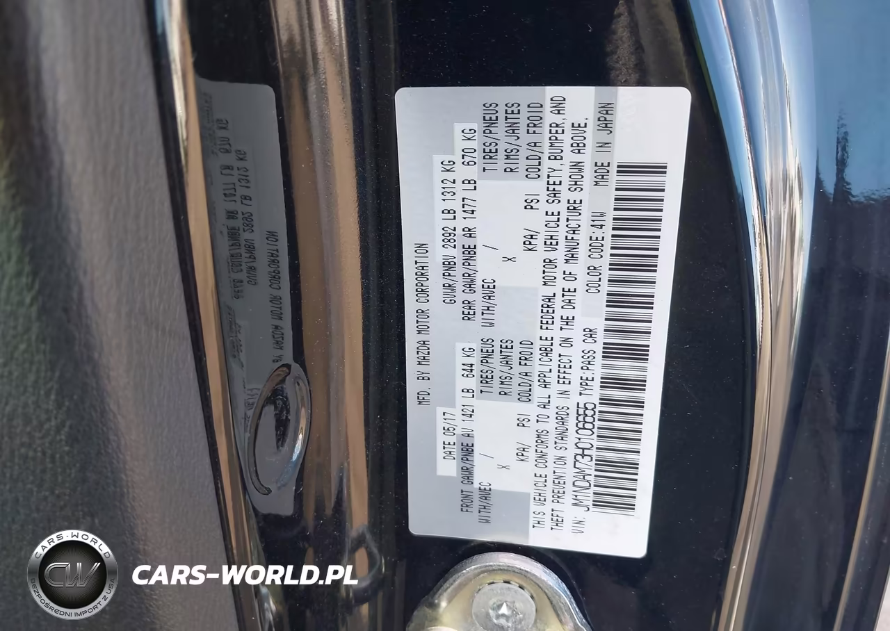 2017 Mazda Mx-5 Miata Rf Grand Touring VIN:JM1NDAM73H0106655 - 9