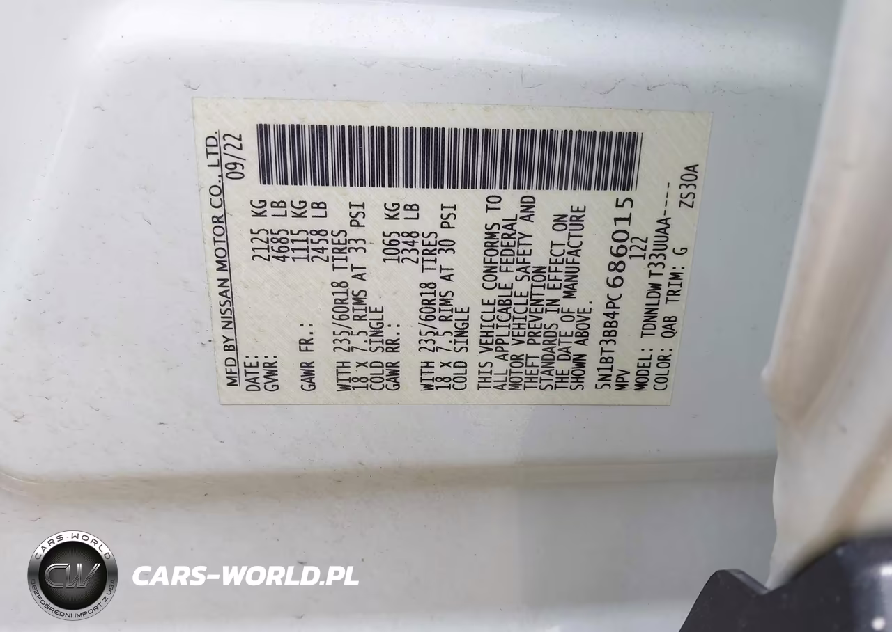2023 Nissan Rogue Sv Intelligent Awd VIN:5N1BT3BB4PC686015 - 9