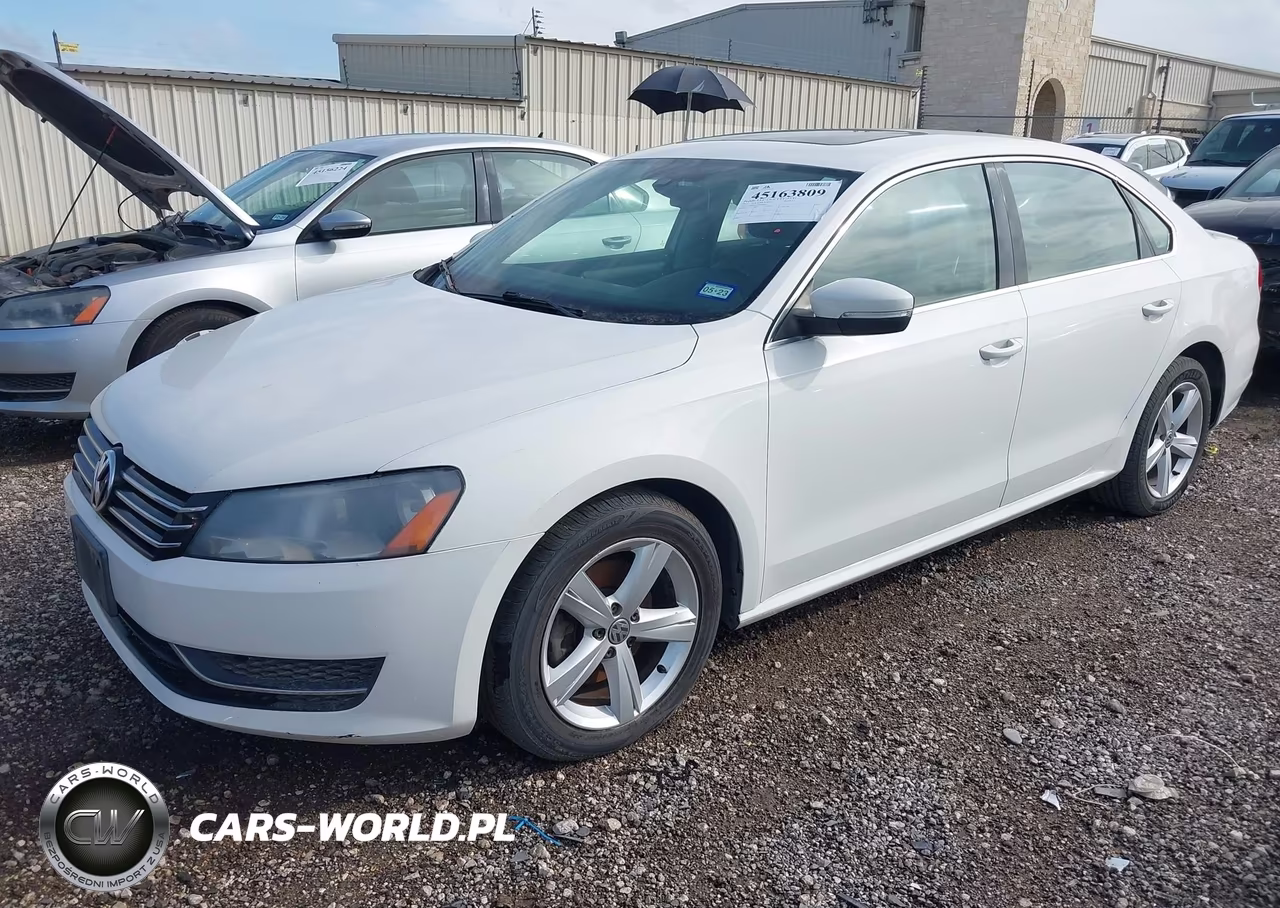 2013 Volkswagen Passat 2.5L Se VIN:1VWBH7A37DC084841 - 2