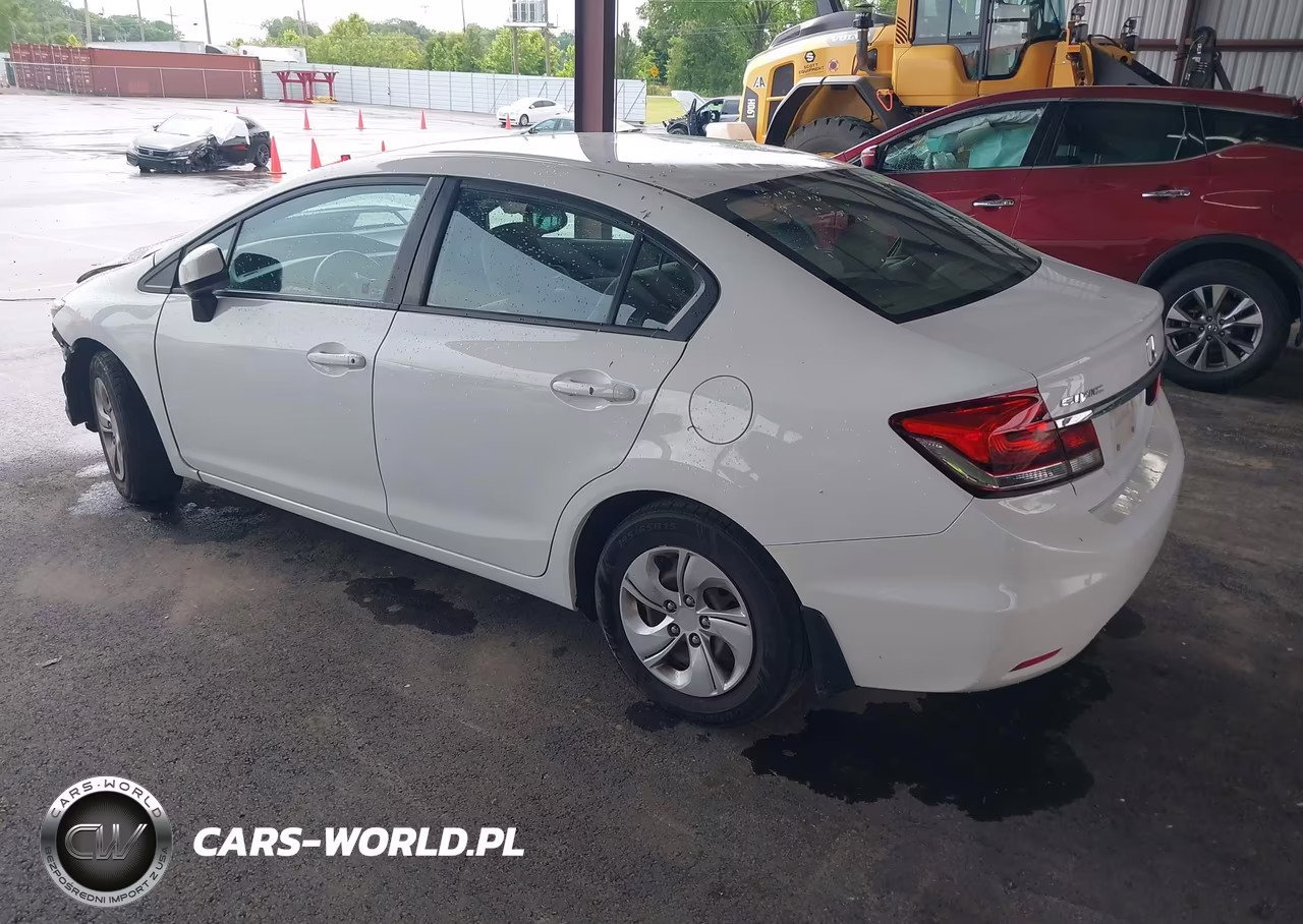 2013 Honda Civic Lx VIN:19XFB2F54DE098529 - 3