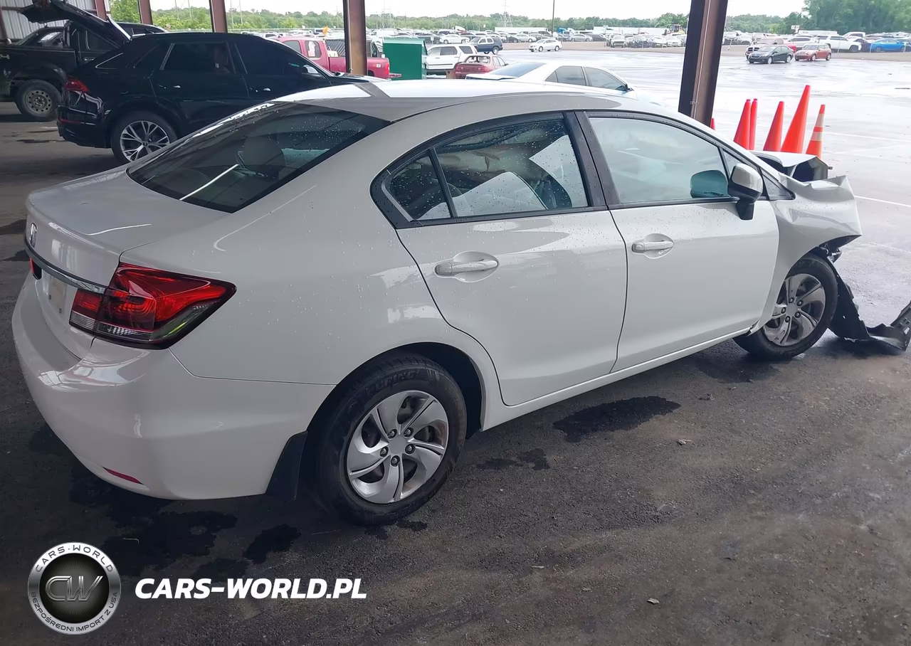 2013 Honda Civic Lx VIN:19XFB2F54DE098529 - 4
