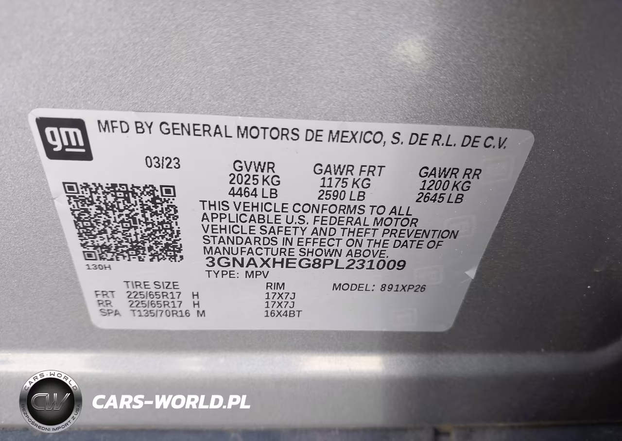 2023 Chevrolet Equinox Fwd Ls VIN:3GNAXHEG8PL231009 - 9