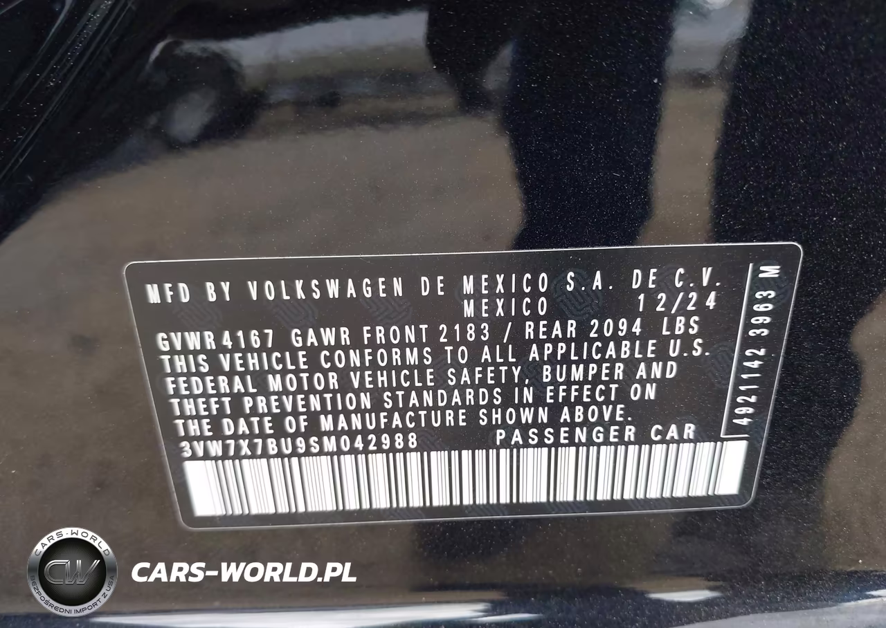 2025 Volkswagen Jetta 1.5T Se VIN:3VW7X7BU9SM042988 - 9