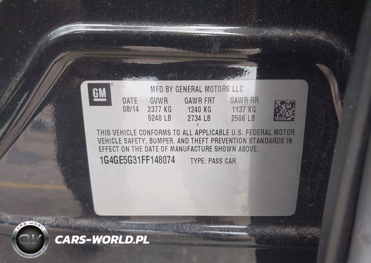 2015 Buick Lacrosse Premium I VIN:1G4GE5G31FF148074 - 9