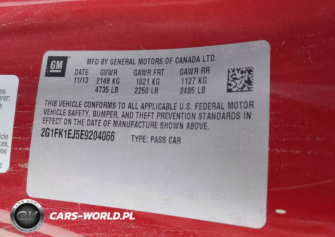2014 Chevrolet Camaro 2Ss VIN:2G1FK1EJ5E9204066 - 9