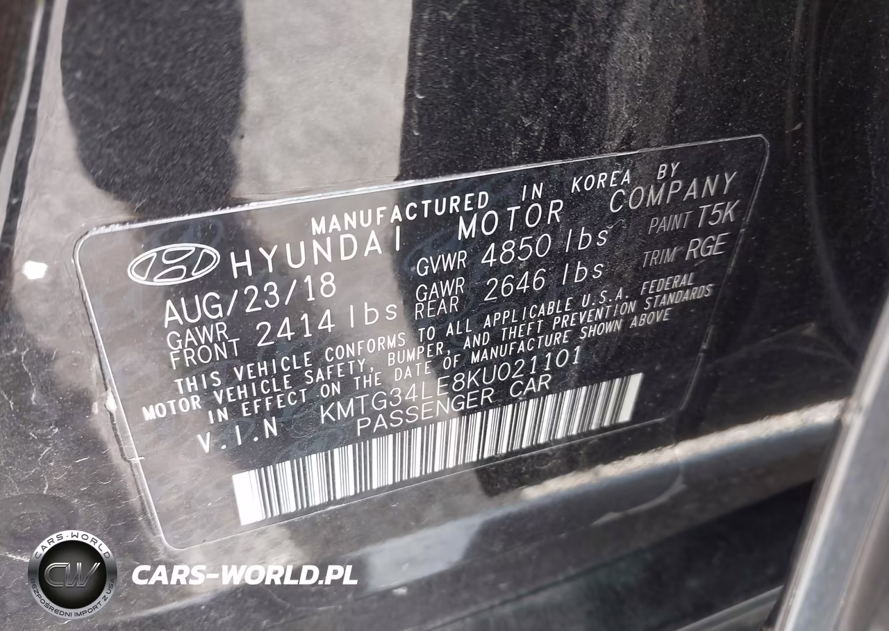 2019 Genesis G70 3.3T Advanced VIN:KMTG34LE8KU021101 - 9