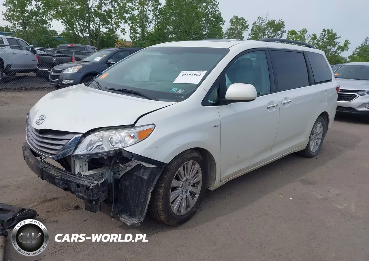 2016 Toyota Sienna Xle Premium 7 Passenger VIN:5TDDK3DC8GS130942 - 2