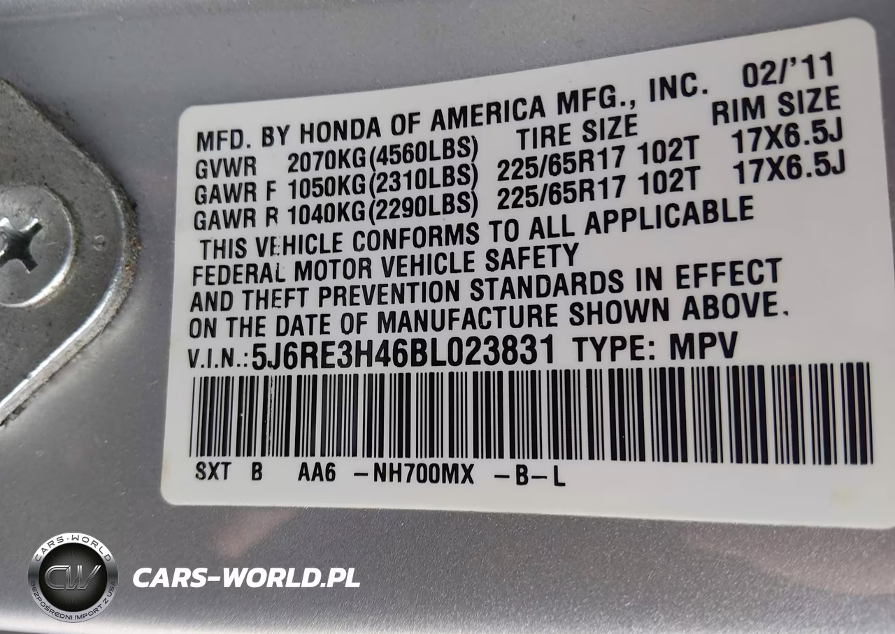 2011 Honda Cr-V Se VIN:5J6RE3H46BL023831 - 9