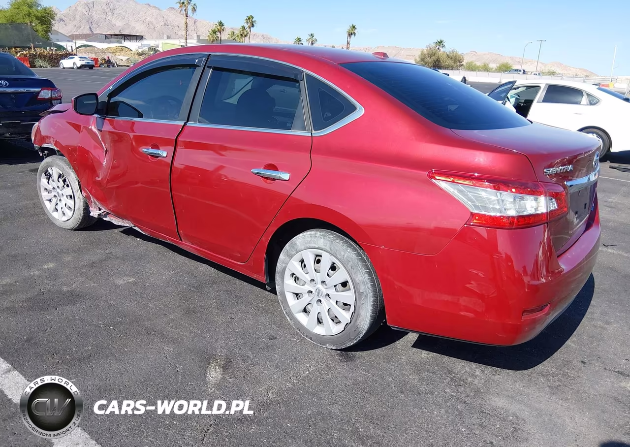 2014 Nissan Sentra Sv VIN:3N1AB7AP4EY283764 - 3