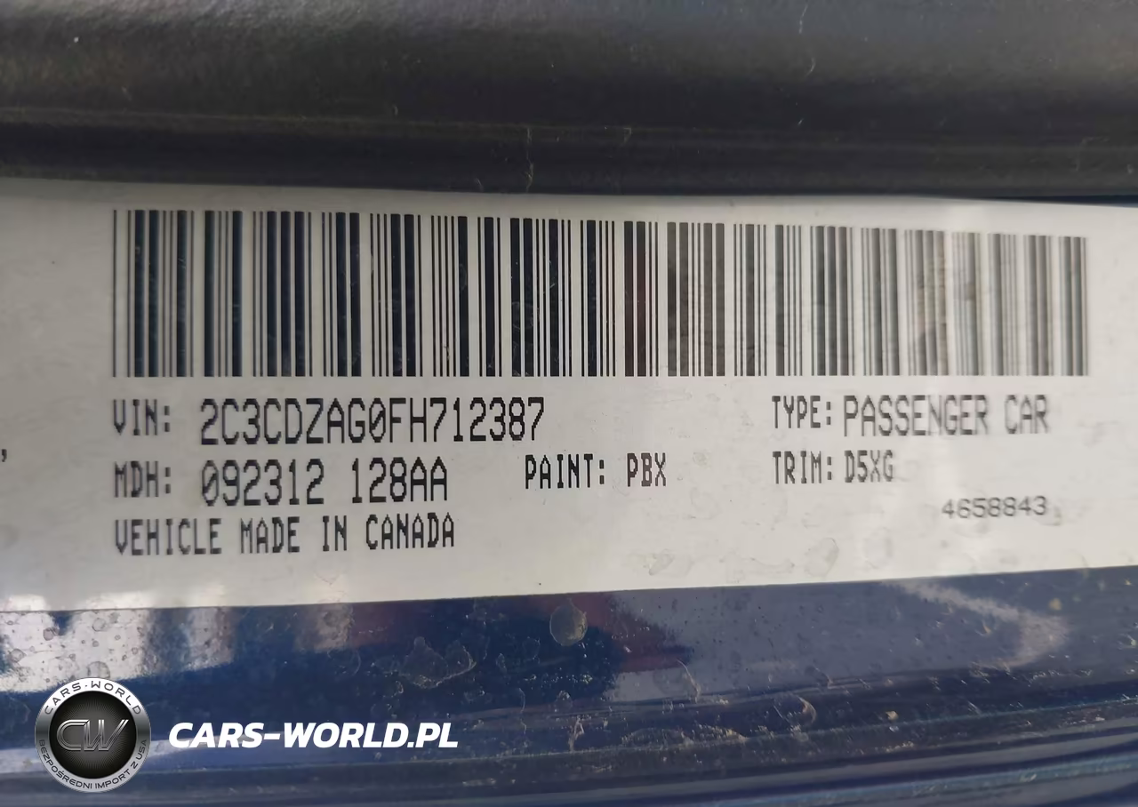 2015 Dodge Challenger Sxt VIN:2C3CDZAG0FH712387 - 9