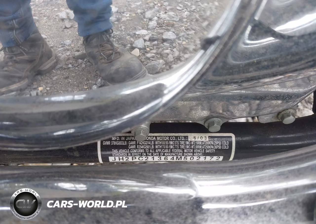 2004 Honda Vt600 Cd VIN:JH2PC21364M502172 - 10