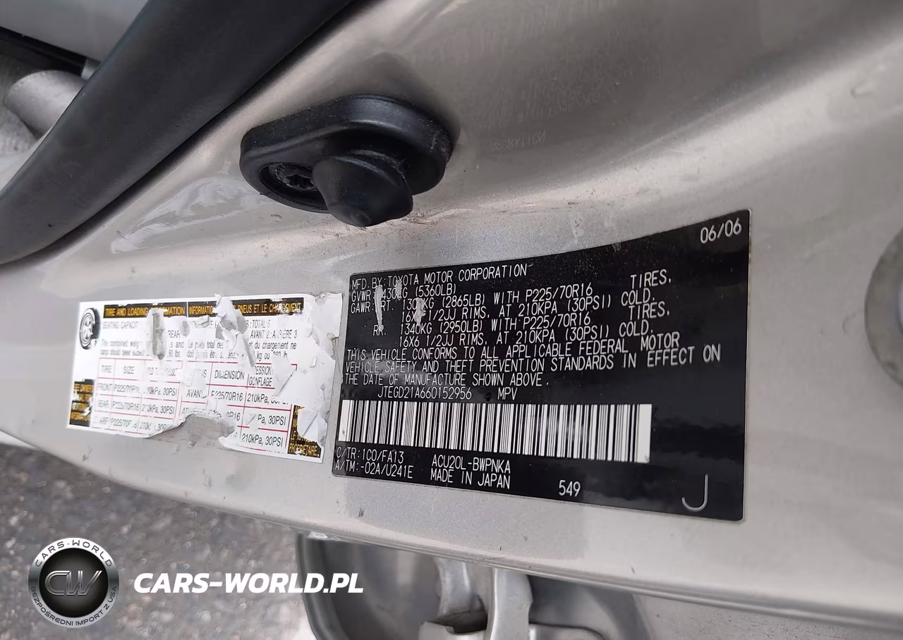 2006 Toyota Highlander VIN:JTEGD21A660152956 - 9