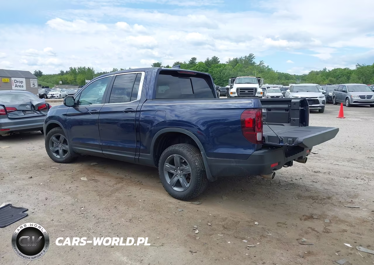 2022 Honda Ridgeline Rtl VIN:5FPYK3F54NB030801 - 3