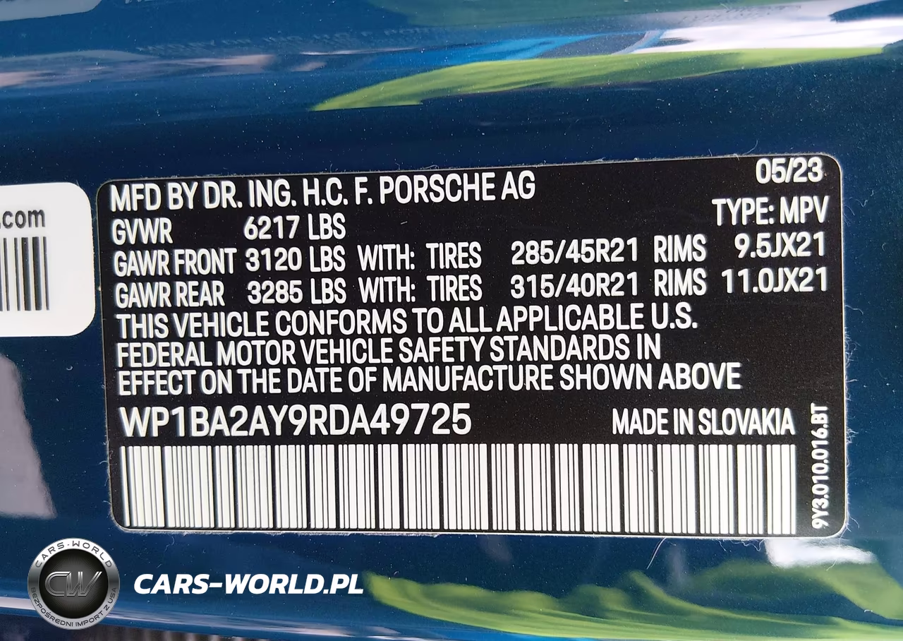 2024 Porsche Cayenne Coupe VIN:WP1BA2AY9RDA49725 - 9