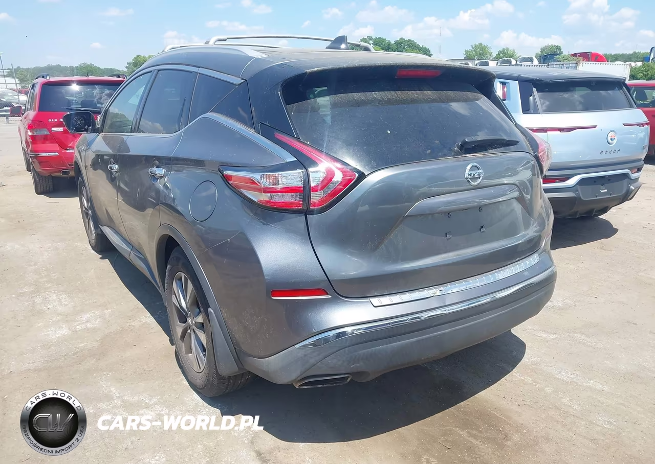 2017 Nissan Murano Sl VIN:5N1AZ2MH6HN162389 - 3