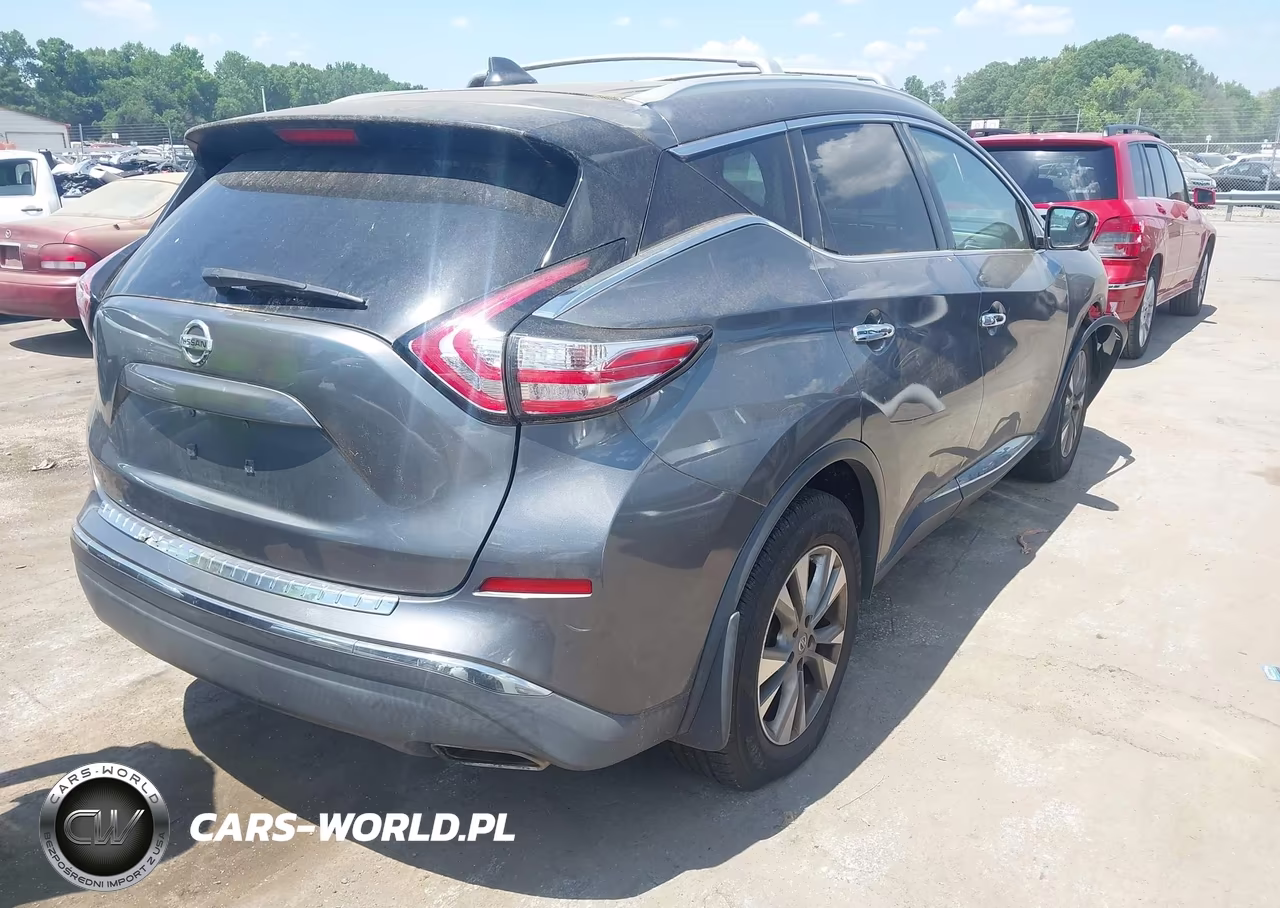 2017 Nissan Murano Sl VIN:5N1AZ2MH6HN162389 - 4