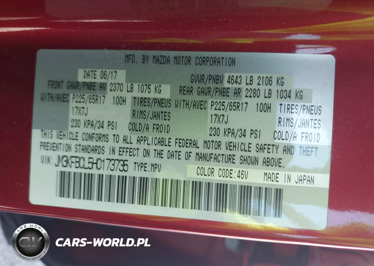 2017 Mazda Cx-5 Touring VIN:JM3KFBCL5H0173735 - 9