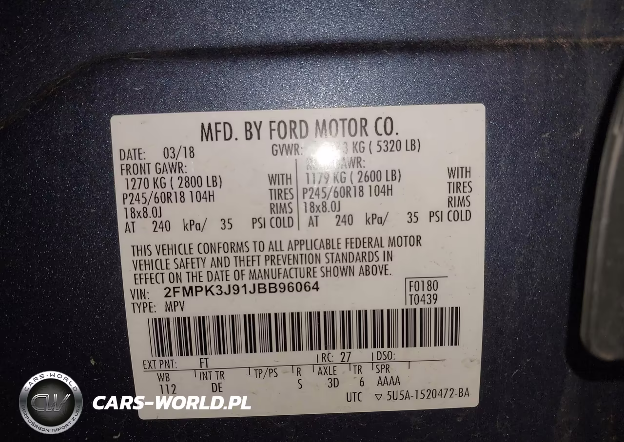 2018 Ford Edge Sel VIN:2FMPK3J91JBB96064 - 9