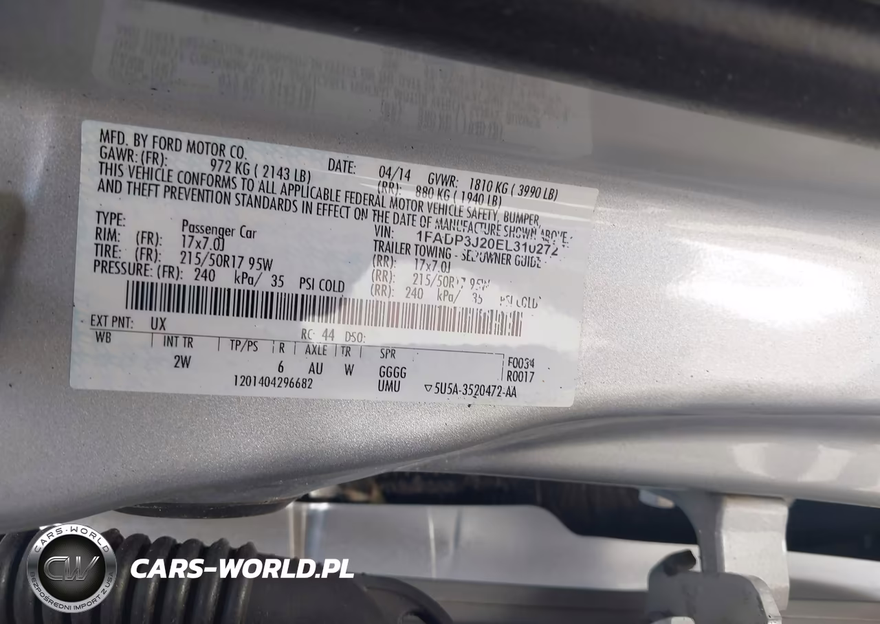 2014 Ford Focus Titanium VIN:1FADP3J20EL310272 - 9