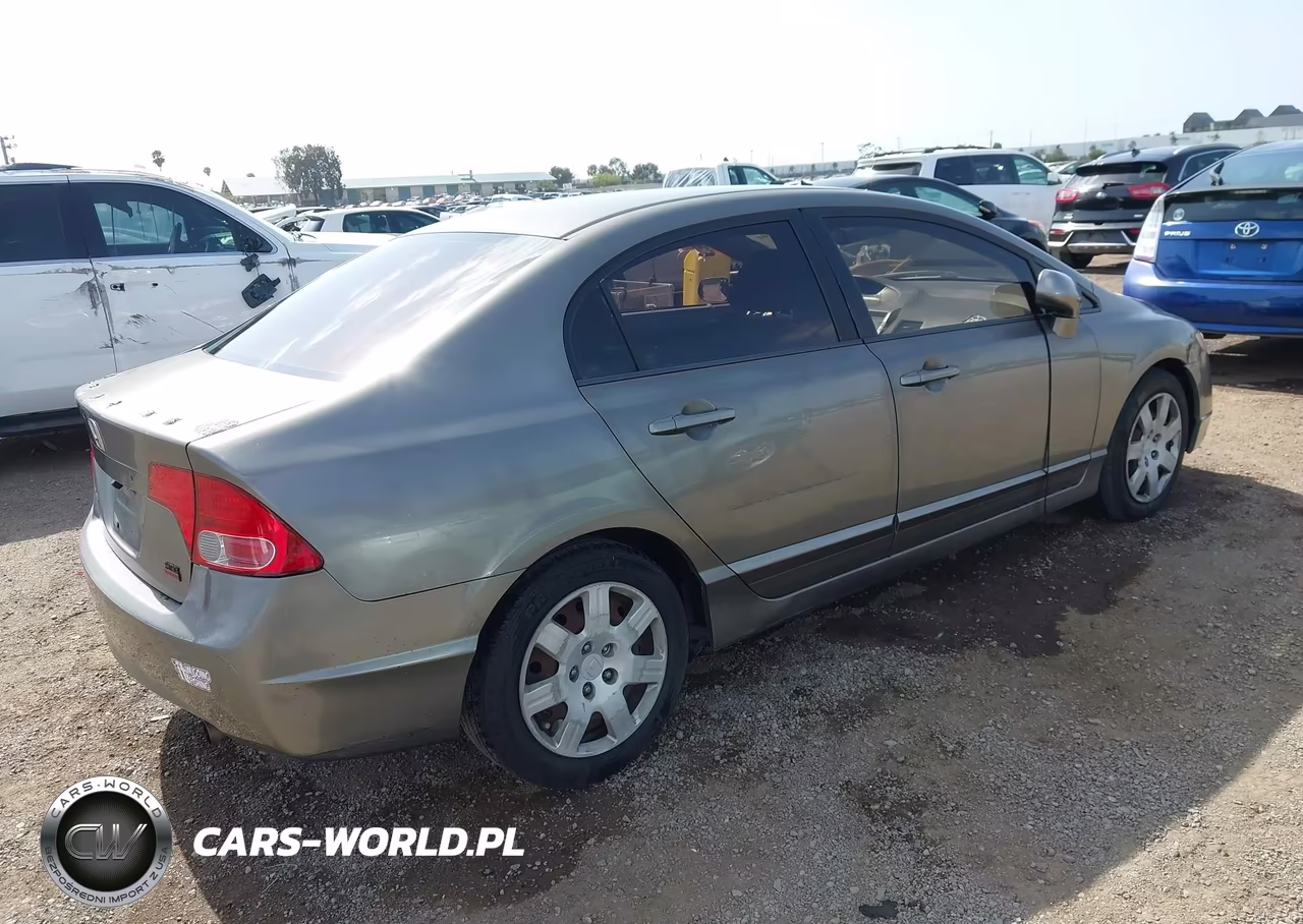 2007 Honda Civic Lx VIN:1HGFA16597L068582 - 4