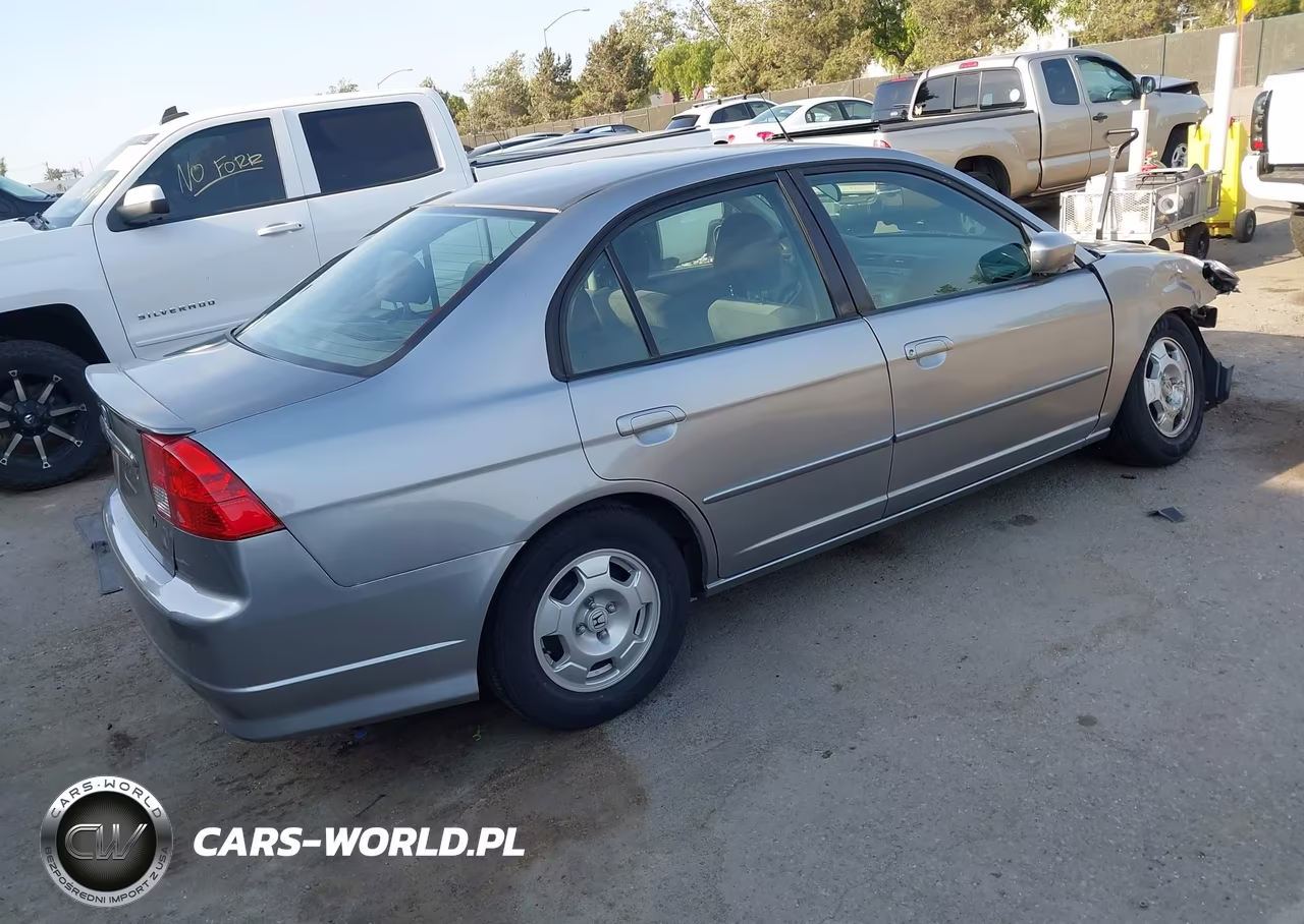2005 Honda Civic Hybrid VIN:JHMES96695S026915 - 4