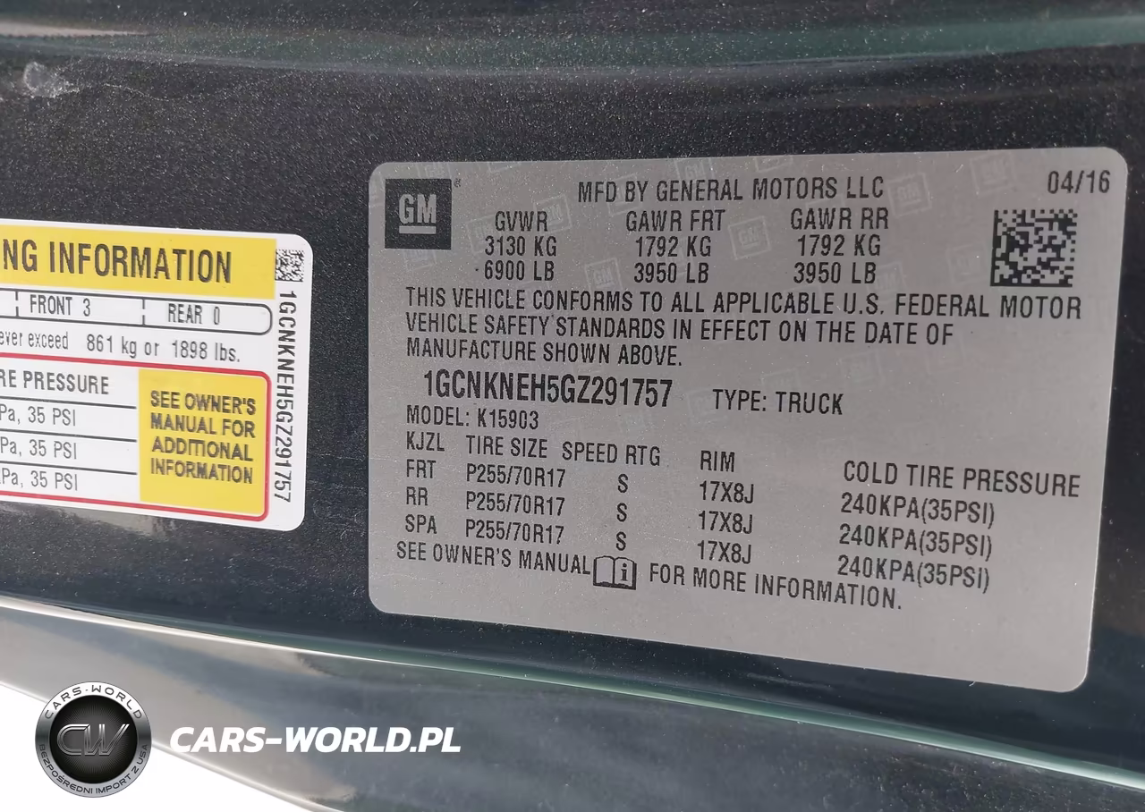2016 Chevrolet Silverado 1500 Wt VIN:1GCNKNEH5GZ291757 - 4