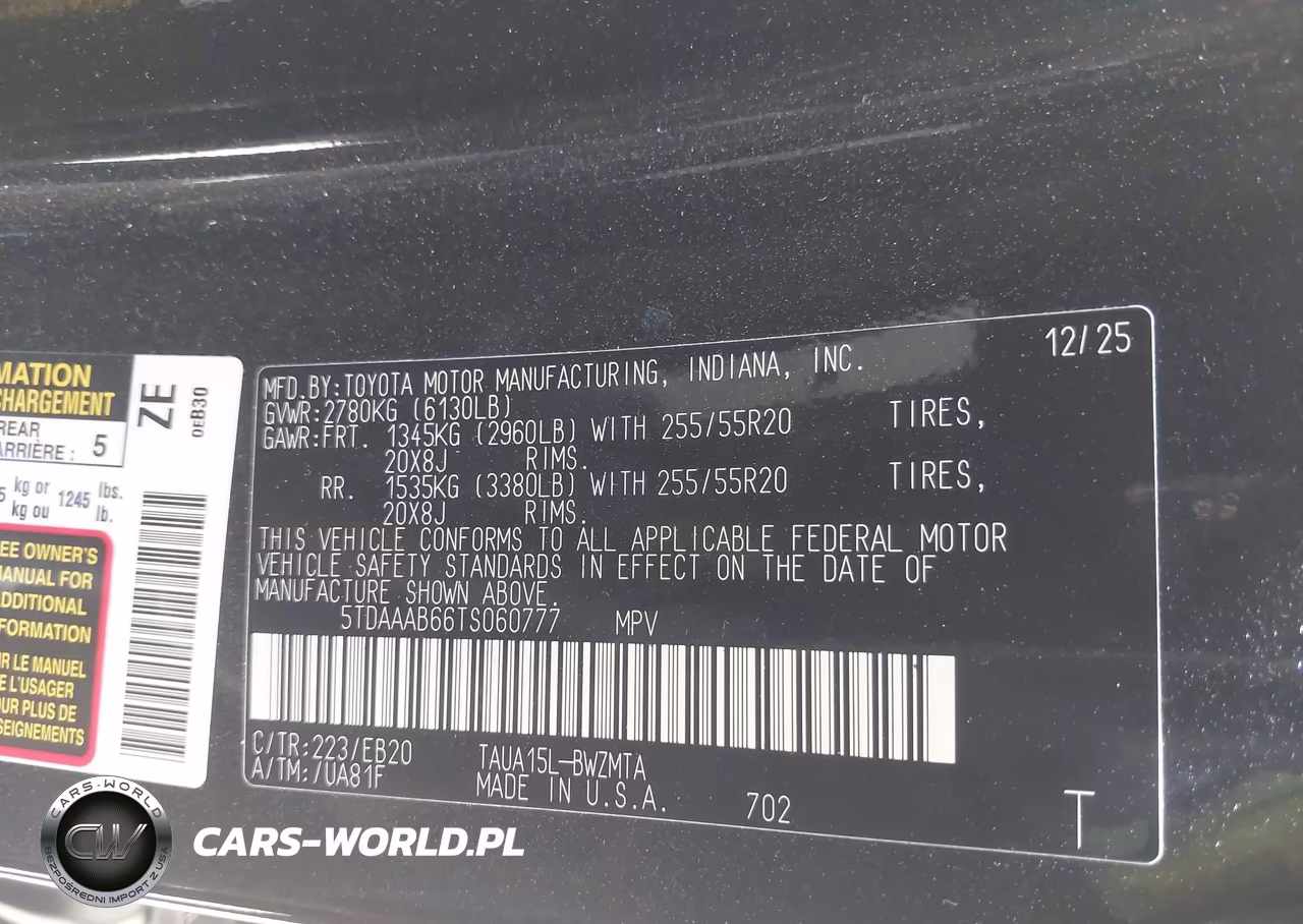 2026 Lexus Tx 350 Premium VIN:5TDAAAB66TS060777 - 9