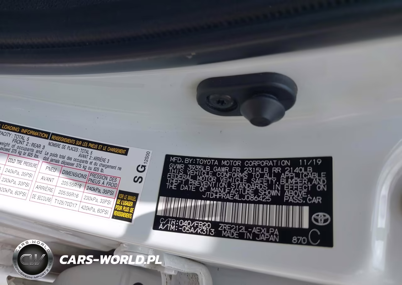 2020 Toyota Corolla Le VIN:JTDHPRAE4LJ086425 - 9