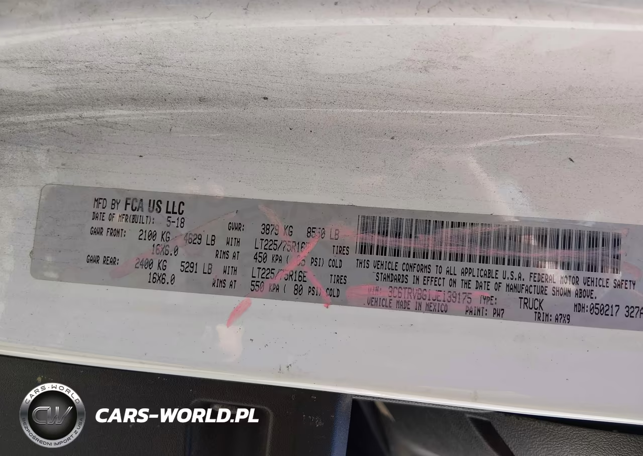 2020 Ram Promaster 1500 High Roof 136 Wb VIN:3C6TRVBG9LE106203 - 9
