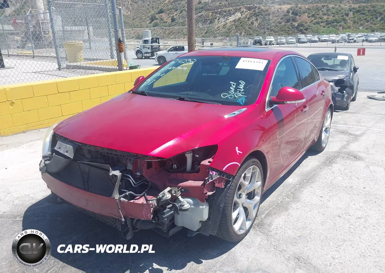 2013 Buick Regal Gs VIN:2G4GV5GV0D9176942 - 2