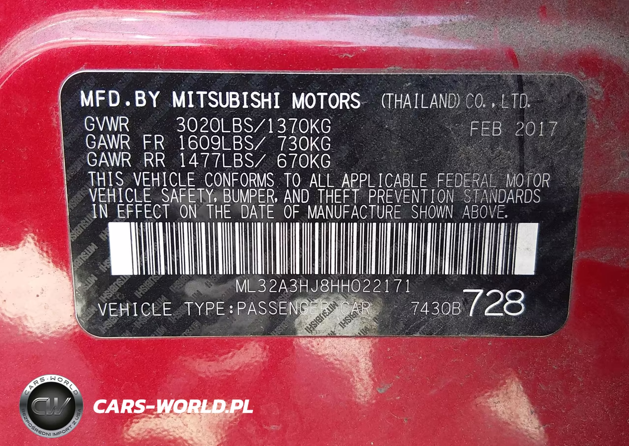 2017 Mitsubishi Mirage Es VIN:ML32A3HJ8HH022171 - 9