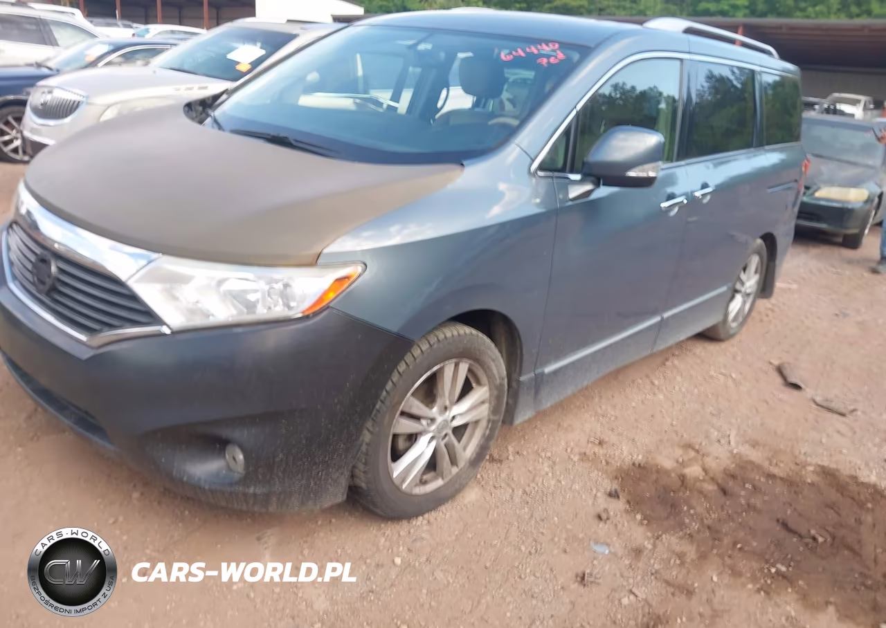 2012 Nissan Quest Sl VIN:JN8AE2KP2C9035526 - 2