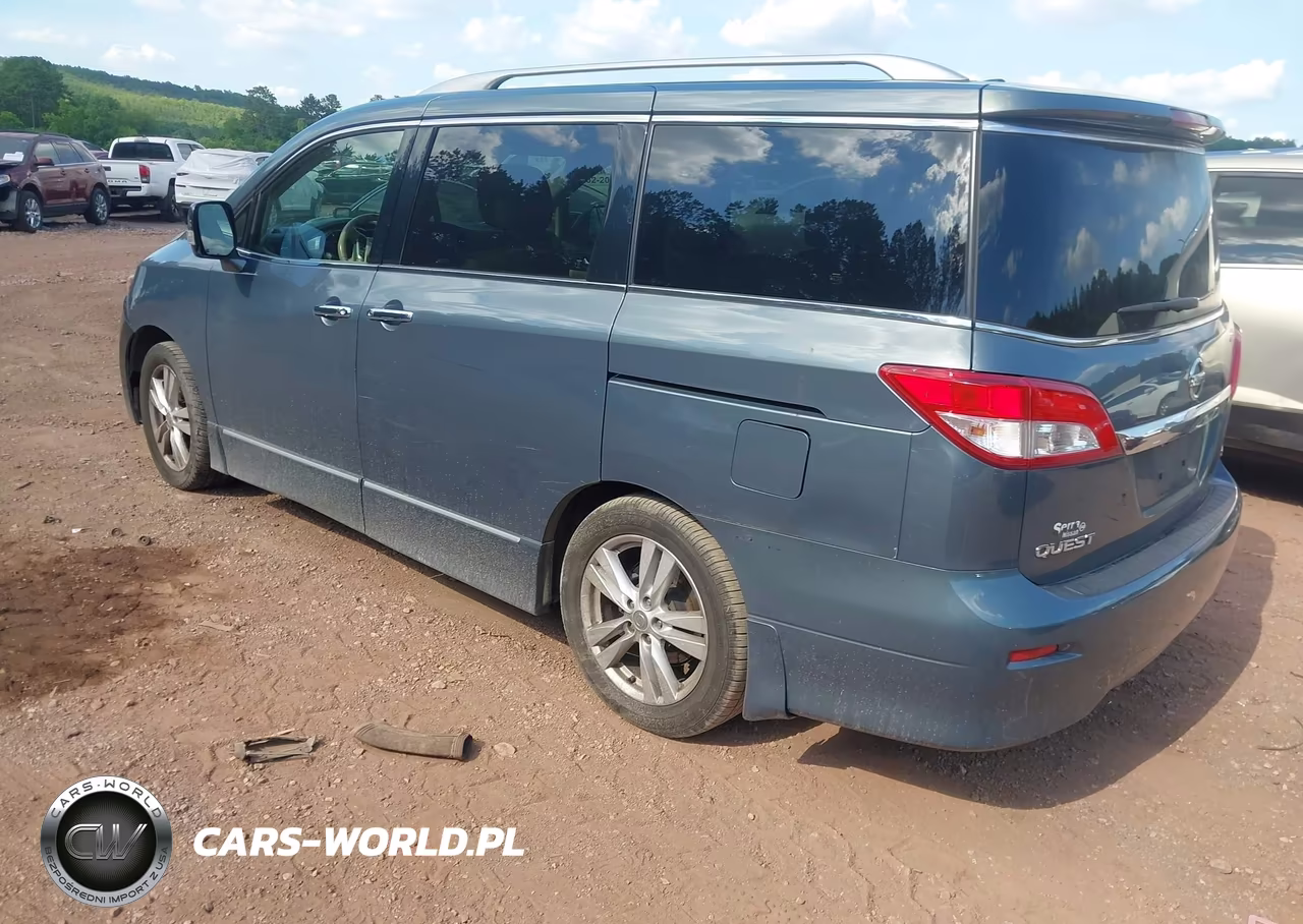 2012 Nissan Quest Sl VIN:JN8AE2KP2C9035526 - 3