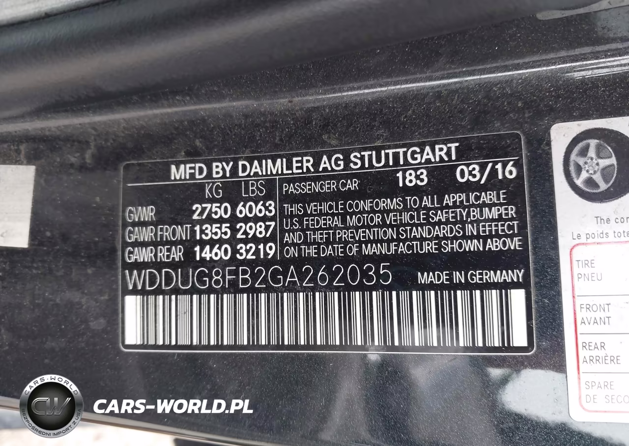 2016 Mercedes-Benz S 550 4Matic VIN:WDDUG8FB2GA262035 - 9