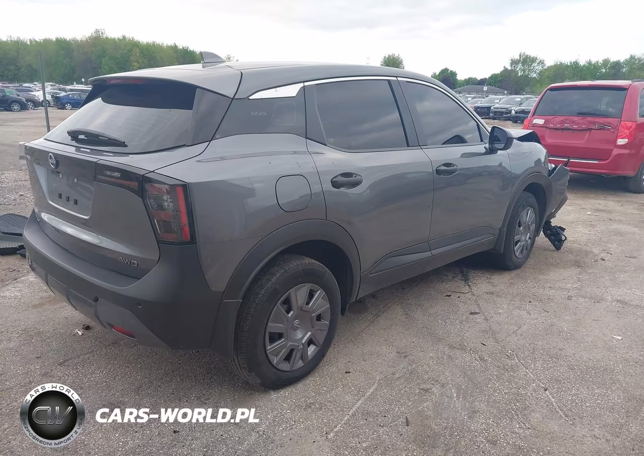 2025 Nissan Kicks S Intelligent Awd VIN:3N8AP6BB9SL349069 - 4
