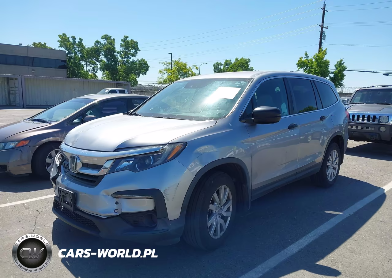2020 Honda Pilot 2Wd Lx VIN:5FNYF5H13LB026612 - 2
