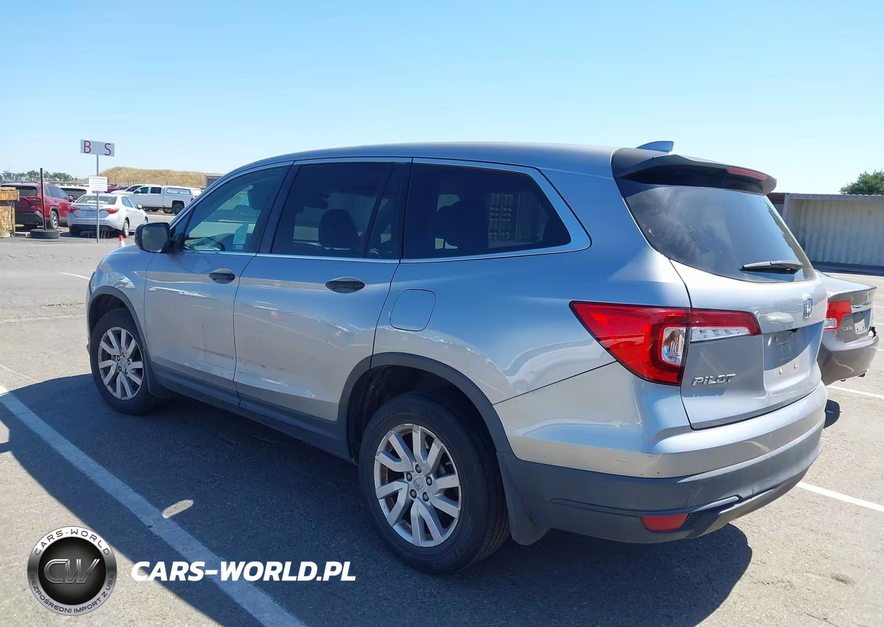 2020 Honda Pilot 2Wd Lx VIN:5FNYF5H13LB026612 - 3