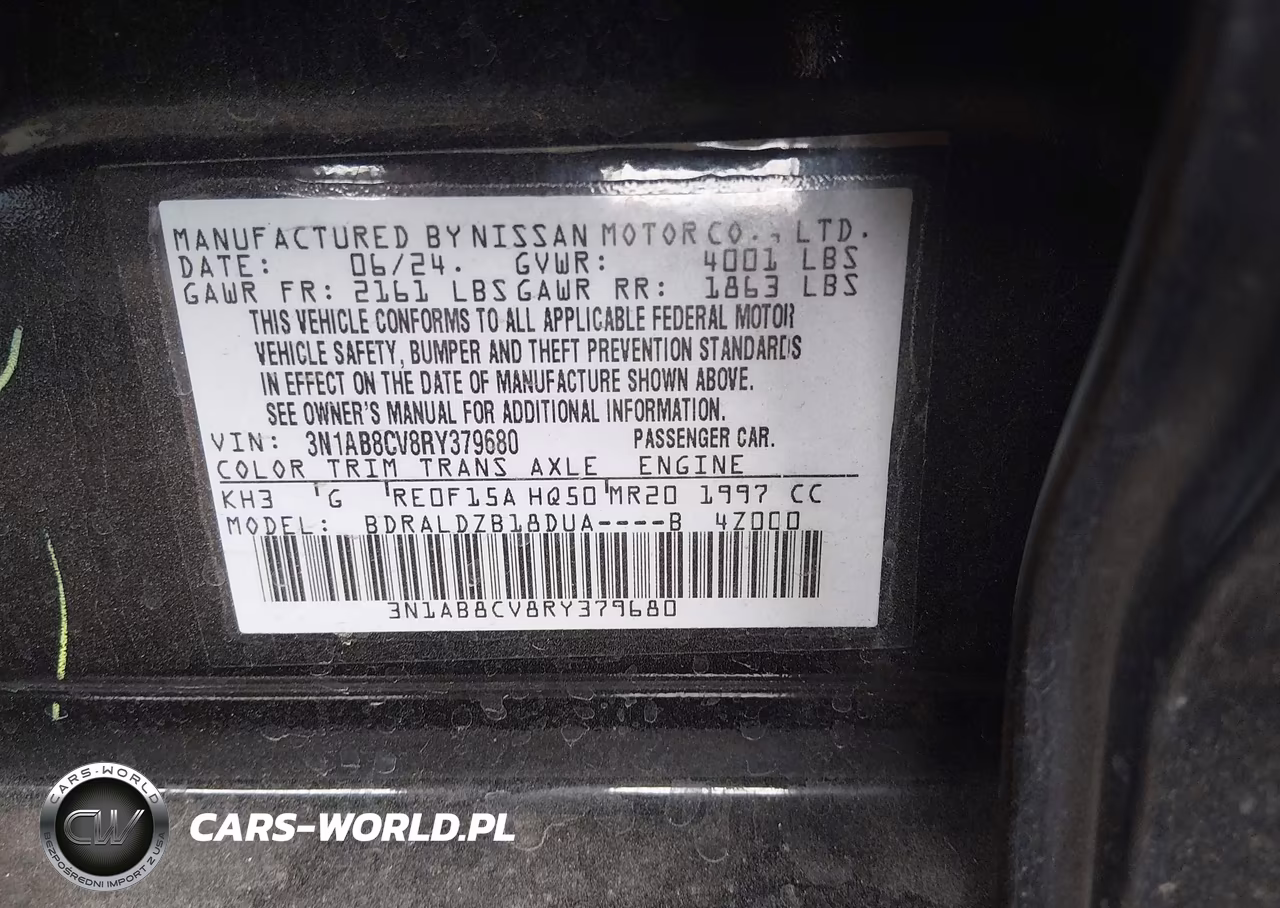 2024 Nissan Sentra Sv Xtronic Cvt VIN:3N1AB8CV8RY379680 - 9