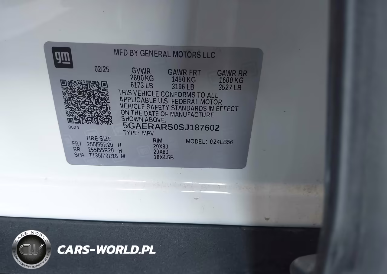 2025 Buick Enclave Preferred Fwd VIN:5GAERARS0SJ187602 - 9
